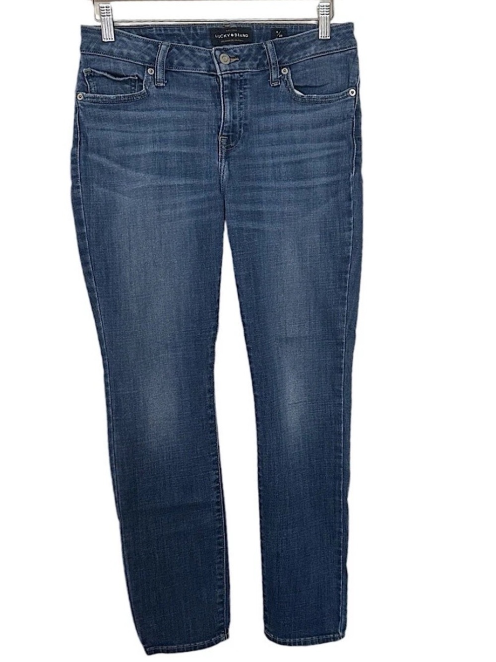Lucky Brand Lolita Skinny Jeans Blue Denim Mid-Rise Stretch Women’s Size 8/29